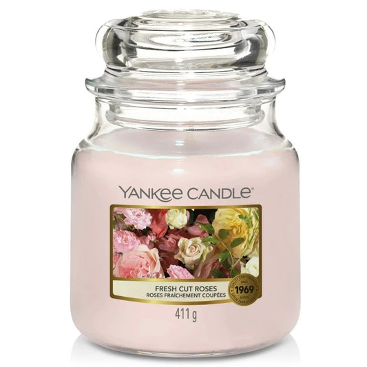 Yankee Scented Candle "Fresh Cut Roses" 411gm