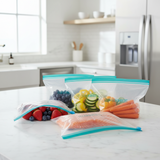 10 Units Big Freezing Bag With Zip 30x40+2cm