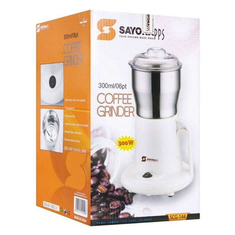 Sayona Coffee Grinder 300W, 300ml