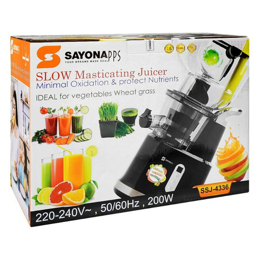 Sayona Slow Masticating Juicer