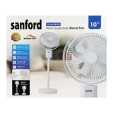 Sanford Rechargeable Stand Fan 10″