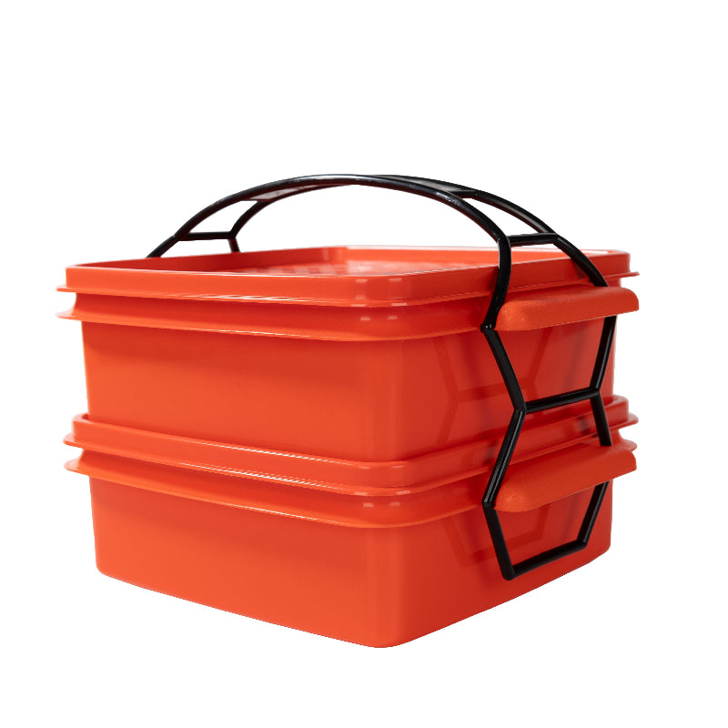 Plastic Lunch Box (Set of 2)