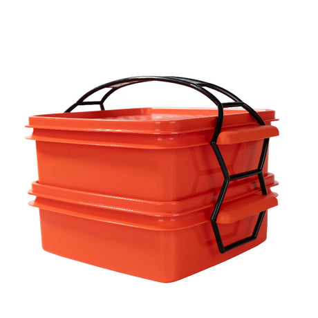 Plastic Lunch Box (Set of 2)