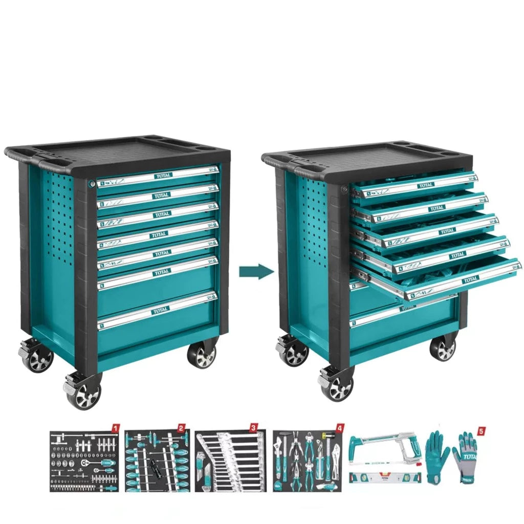 162 Pcs Tools Chest Set