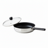 Stainless Steel Fry Pan 26cm With Glass Lid 