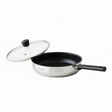 Stainless Steel Fry Pan 28cm With Glass Lid
