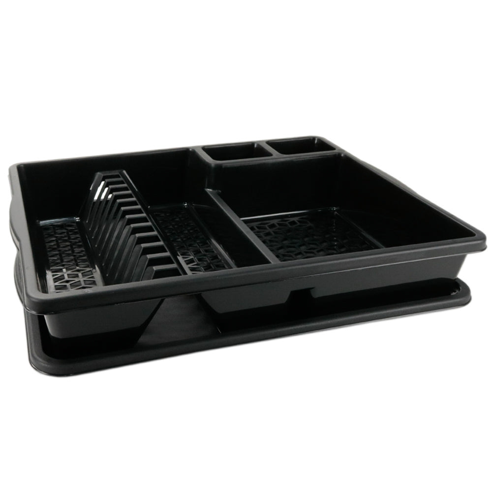 Bazaar Retractable Dish Drainer Black