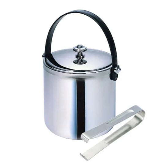Stainless Steel Ice Bucket With Tong
