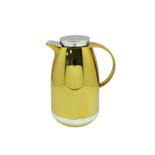 1 Ltr Gold Silver Thermos