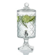 Diamond Cut Glass Beverage Dispenser 4.5L