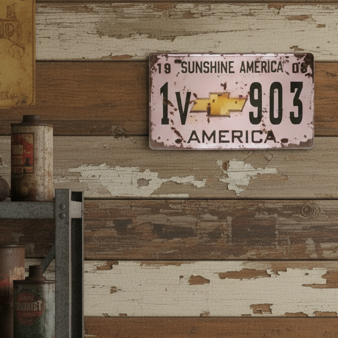 Retro Hanging Wooden Frame