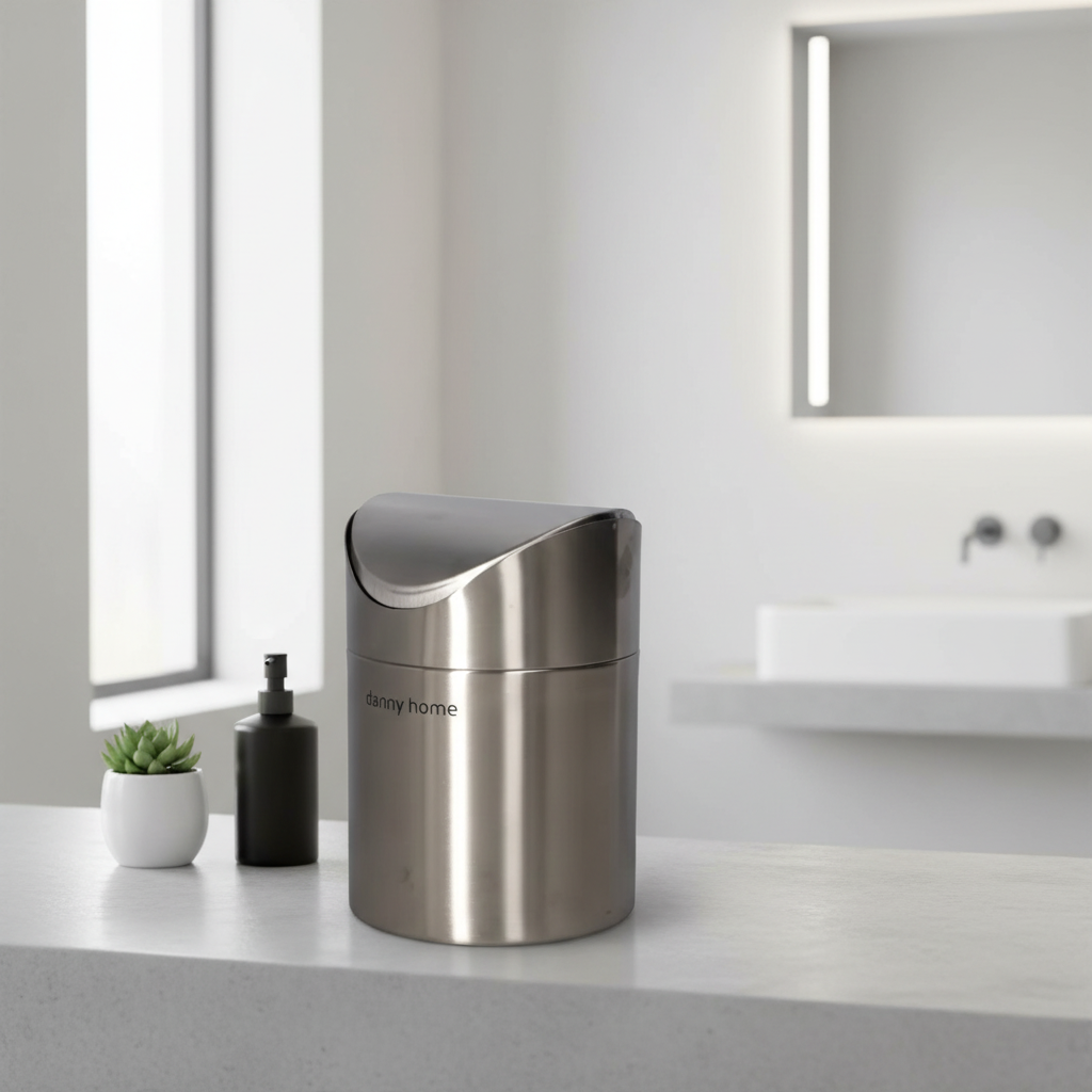 Stainless Steel Mini Bin 1.5L Silver