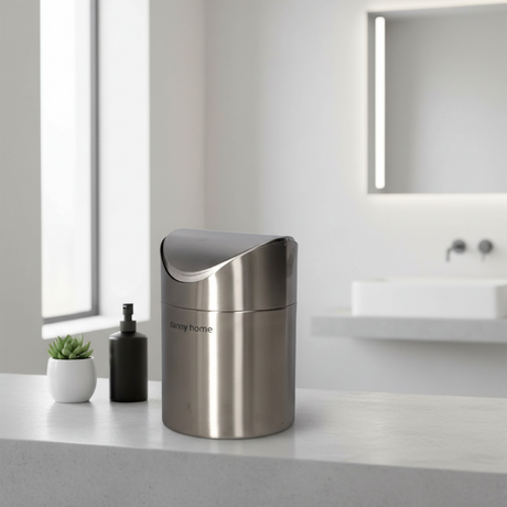 Stainless Steel Mini Bin 1.5L Silver