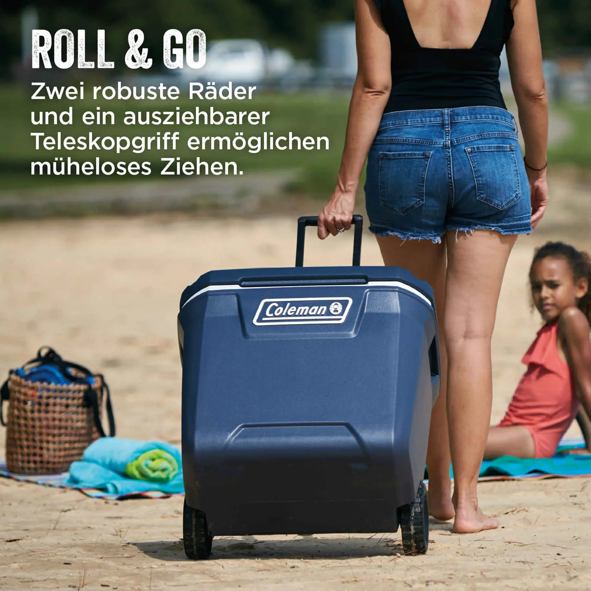Coleman Ice Box Cooler Xtreme 50QT With Wheeled Space