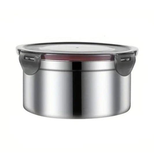 Round Food Container SS 2700ml