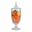Geometric Crystal Cut Glass Beverage Dispenser 4.5L