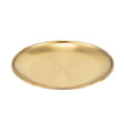 Gold Plated Stainless Steel Plate 23cm