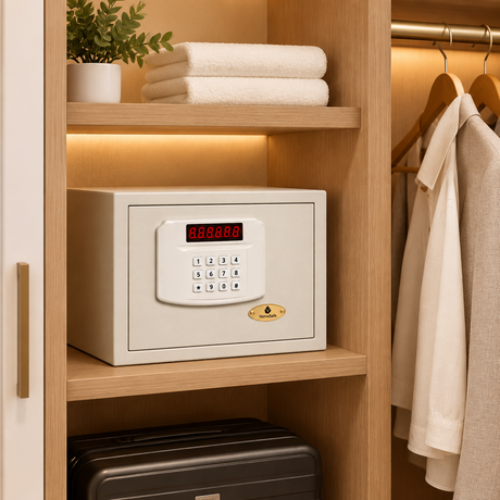 Digital Hotel Safe White