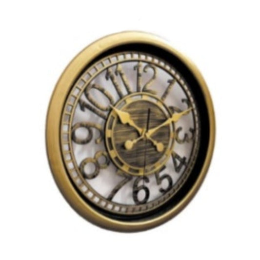 Heritage Wall Clock Cambridge Gold Tex