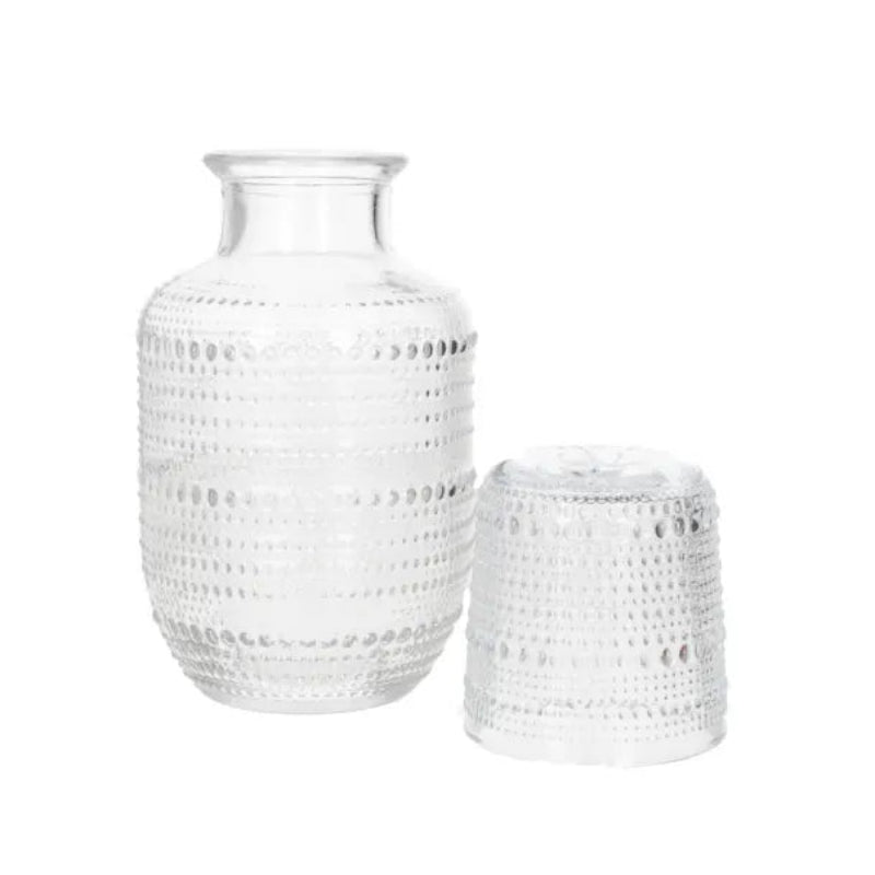 Water Carafe & Drinking Glass Set 600ml