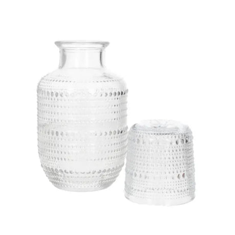 Water Carafe & Drinking Glass Set 600ml