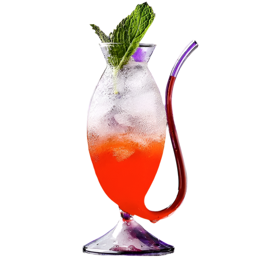 Vampire Glass Small With Straw