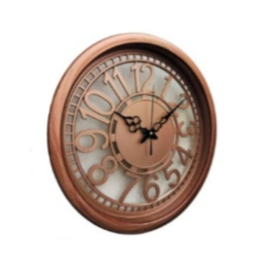 Heritage Wall Clock Cambridge Copper Gold