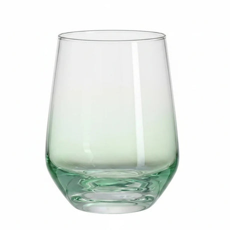 Drinking Glass Set 4Pcs 360ml Soft Green