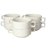 Porcelain Soup Bowl White 3.9" (Set of 6)