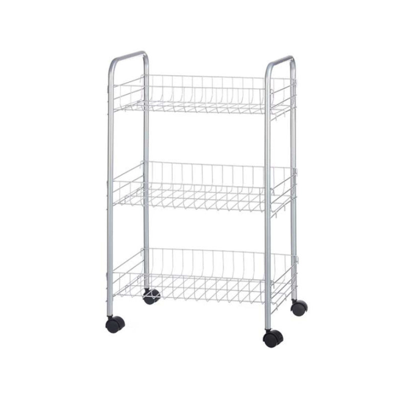 3-Tier Metal Greengrocer With Wheels
