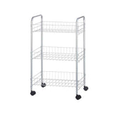 3-Tier Metal Greengrocer With Wheels