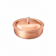 Pure Copper Hammered Handi/Casserole 14cm