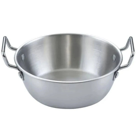 Stainless Steel Pot With Handle Silver 12cm