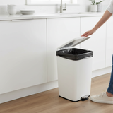 Pedal Bin 30L White