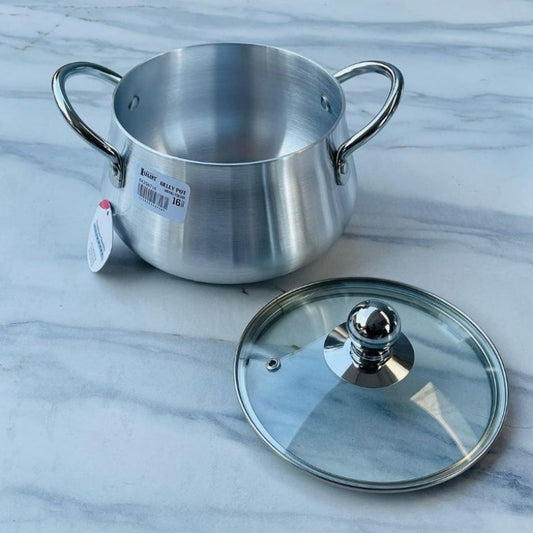 Stock Pot With Lid Stainless Steel 16cm