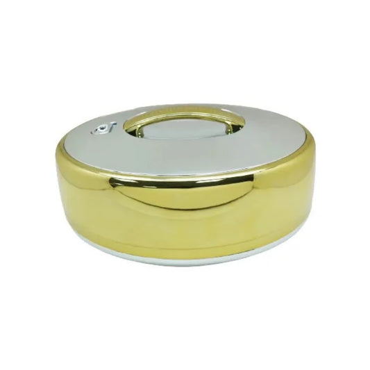 5 Ltr Oval Gold Silver Hotpot