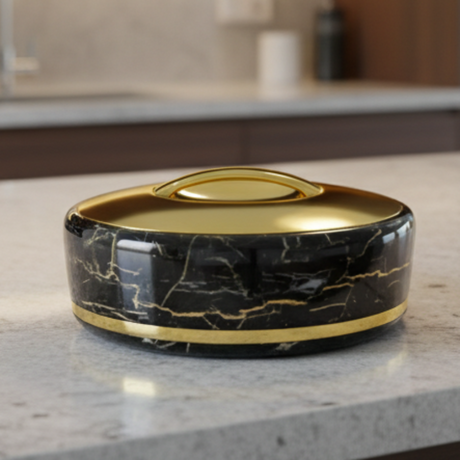 5 Ltr Oval Black Gold Hotpot