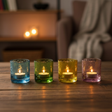 Glass Candle Holder (Set of 4)