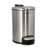 Pedal Bin 5L Silver Steel/Plastic