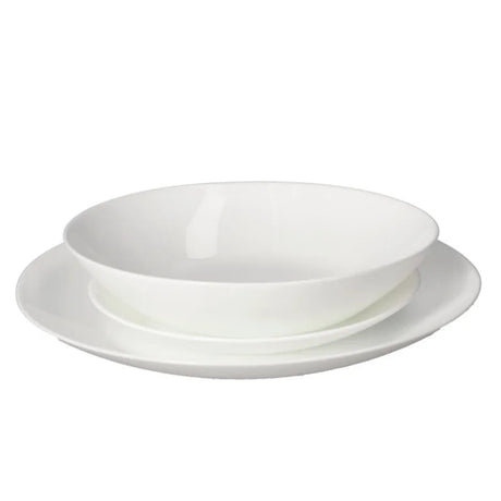 Opal Glass Dinner Set 18pcs White