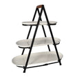 3 Tier Serving Platter With Stand (Set of 4pcs)