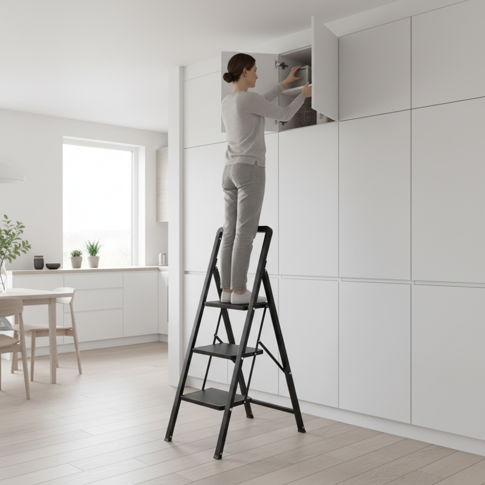 3 Step Iron/Steel Ladder