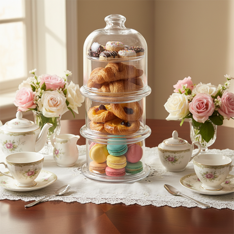 Pasabahce 3 Heights Stackable Candy Box