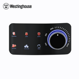 Westinghouse digital table blender control panel with dial and preset icons, black
