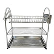 3 Tier Dish Rack Stainless Steel