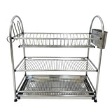 3 Tier Dish Rack Stainless Steel
