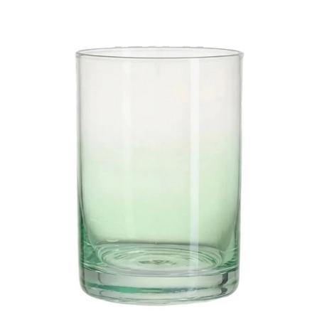 Drinking Glass Set 4Pcs 410ml Soft Green