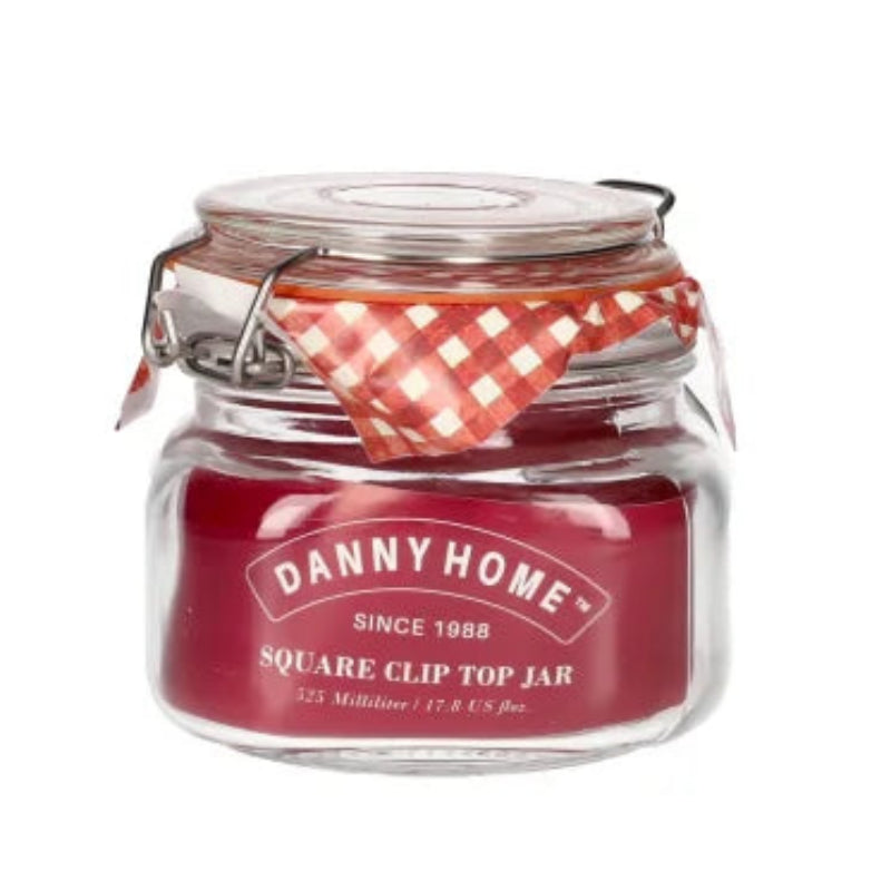 Mason Clip Lid Glass Jar 525ml