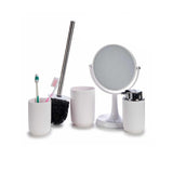 4 Pieces White Bathroom Set