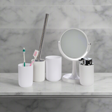 4 Pieces White Bathroom Set